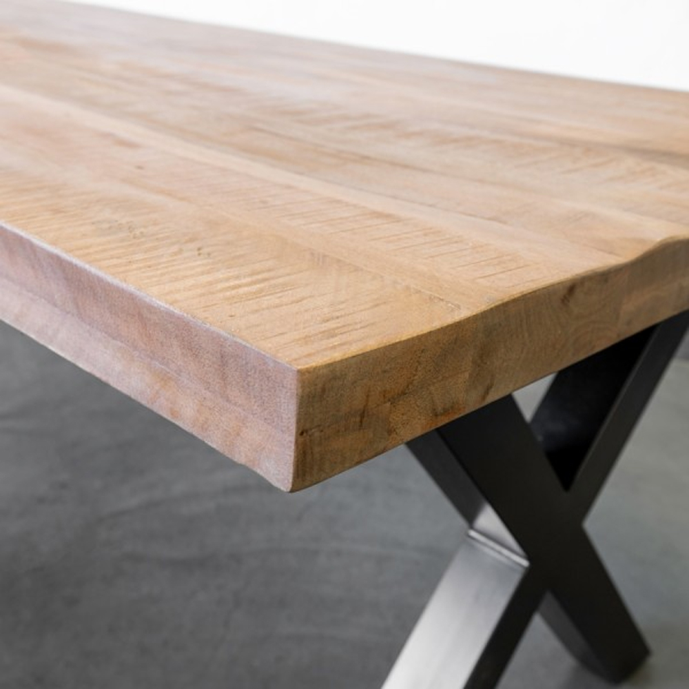 Esstisch Duro 160 x 90 cm Mango Massivholz