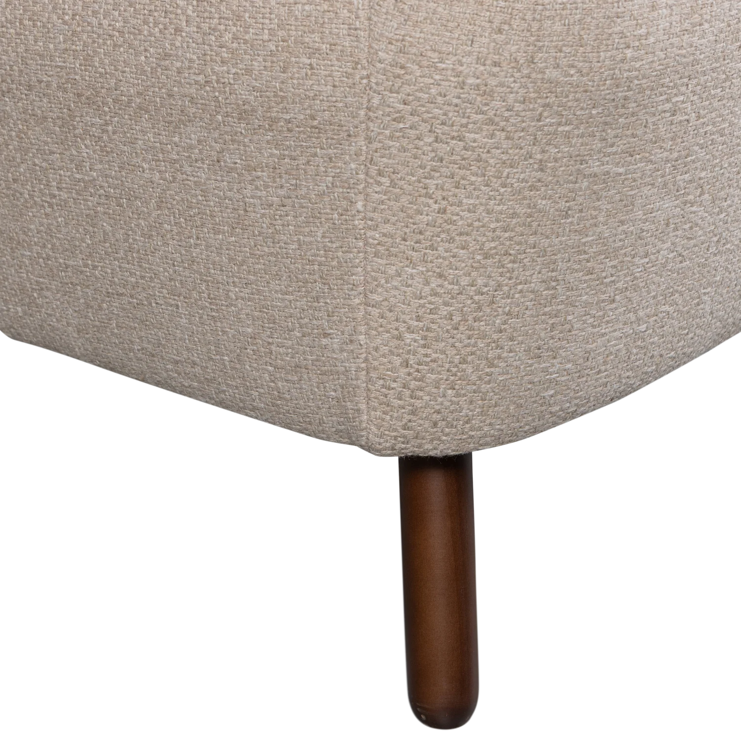 Esstischbank Bank Sitzbank ROAN 134 cm Goar-Gewebe sandfarben