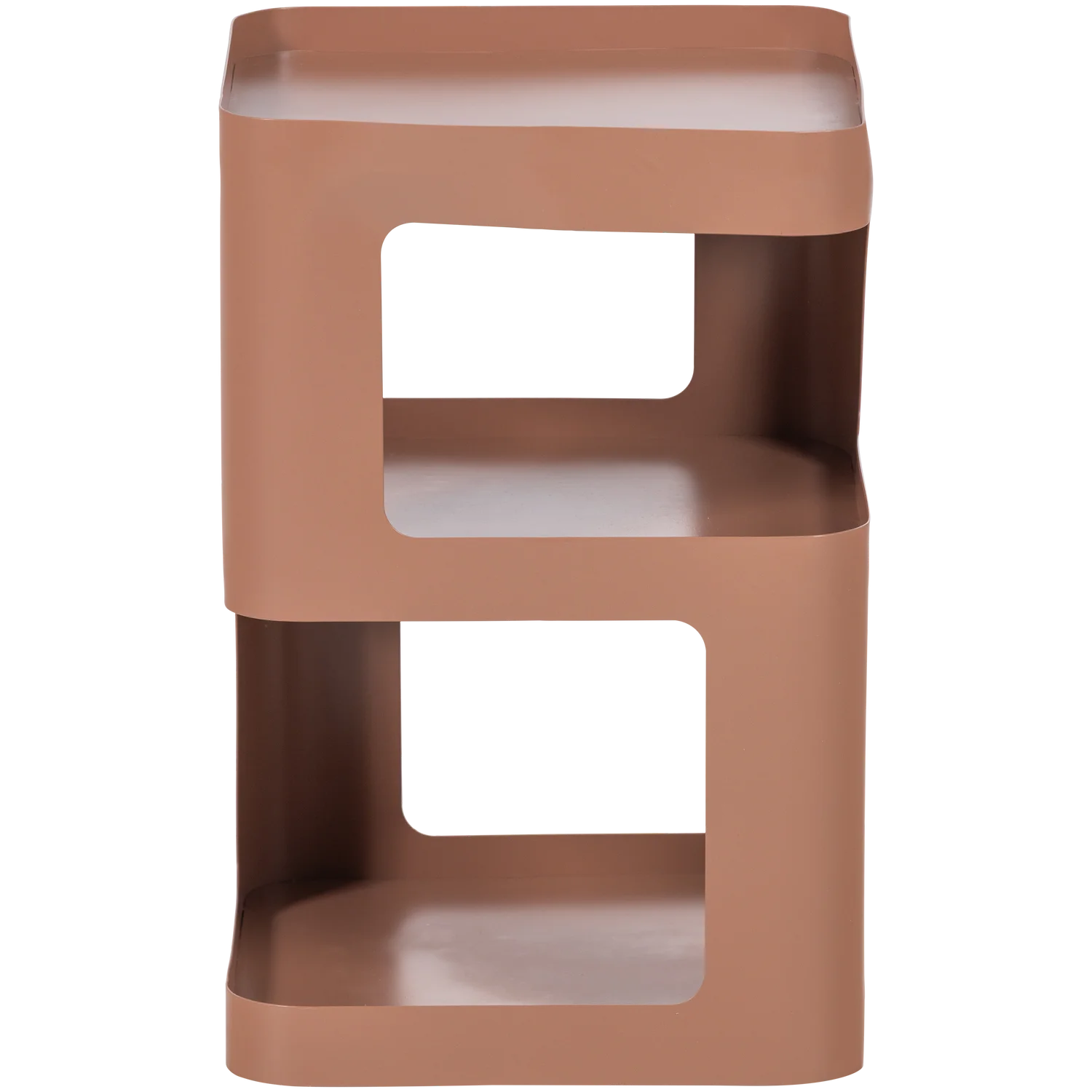 Beistelltisch Nachtschränkchen RIV H 54 cm Metall lachsrosa