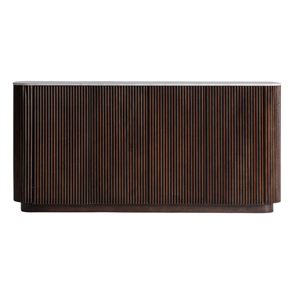 Sideboard KALEH 200 cm Mangoholz Marmor  