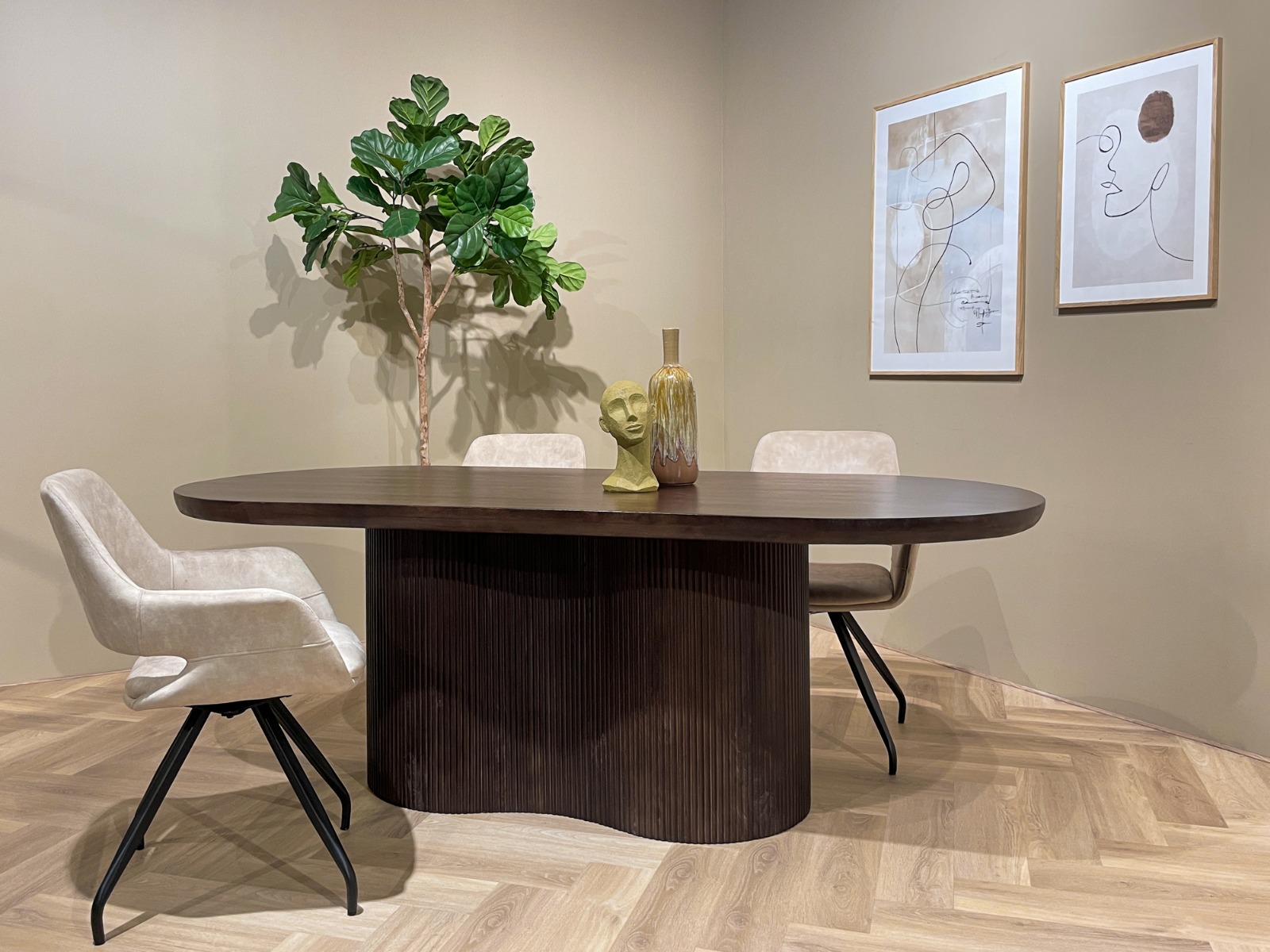 Esstisch Sevilla 220 x 100 cm Mango Holz braun