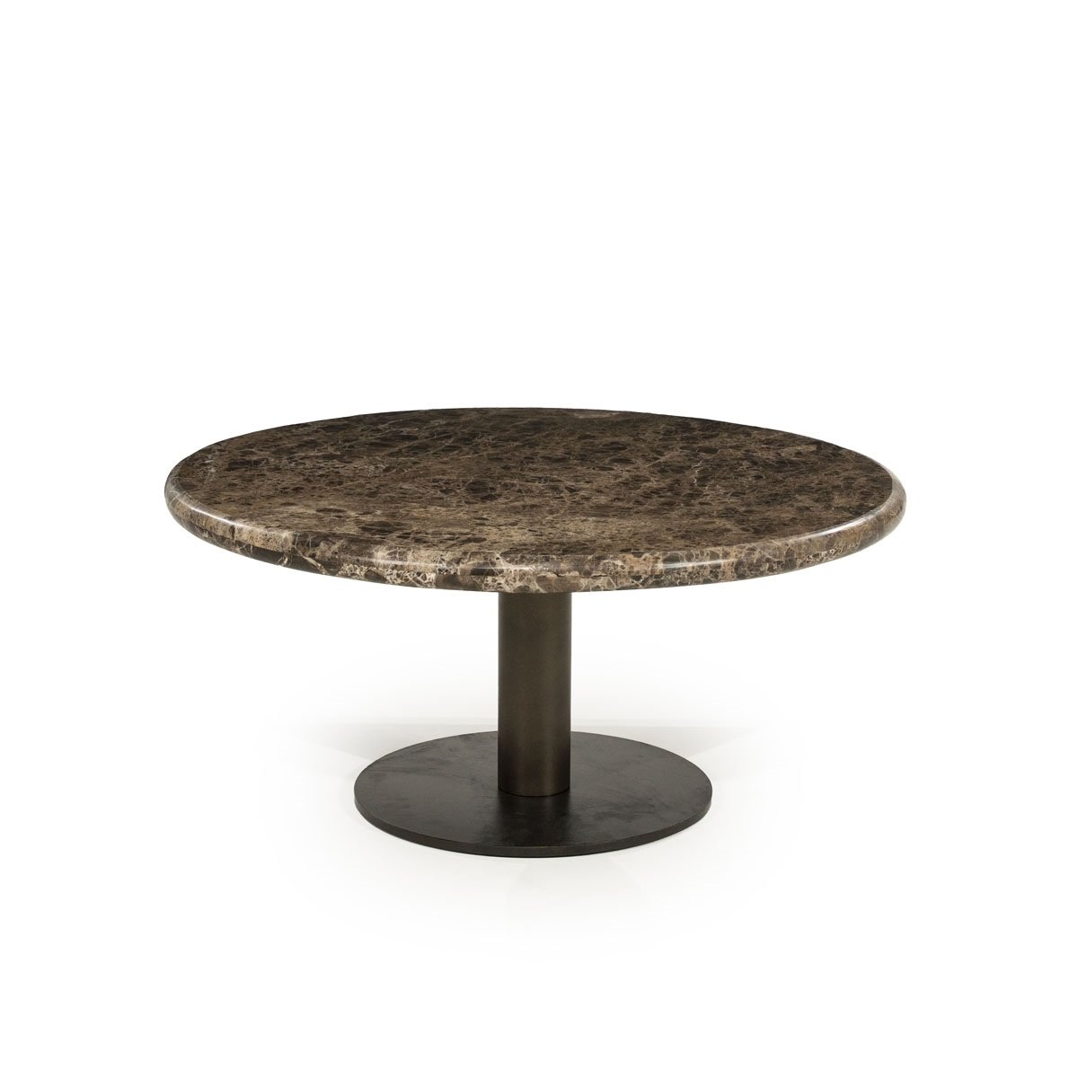 Couchtisch Luigi Ø 75 cm Emperado Marmor Metall