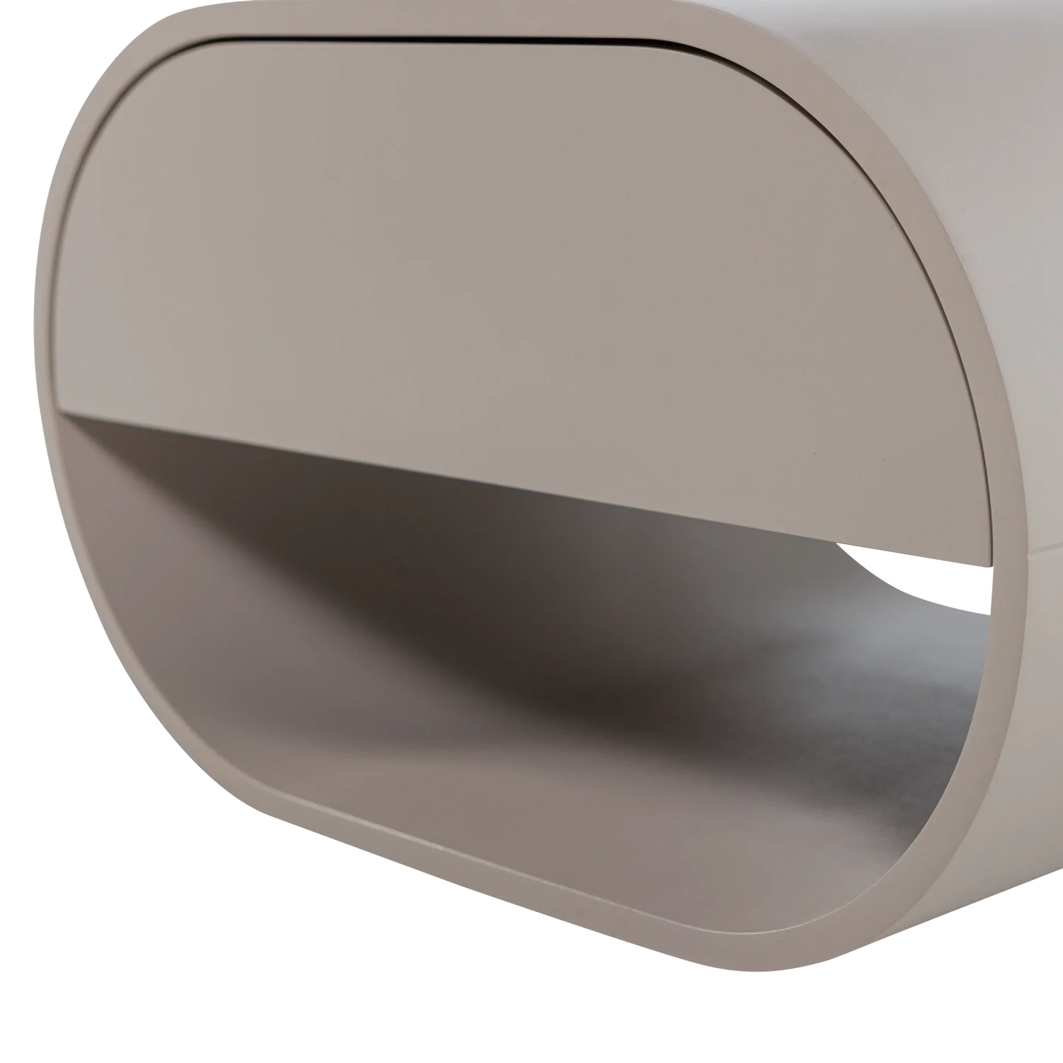 Wandregal Nachtschränkchen MOMO hängend MDF Holzmaserung sandfarben 