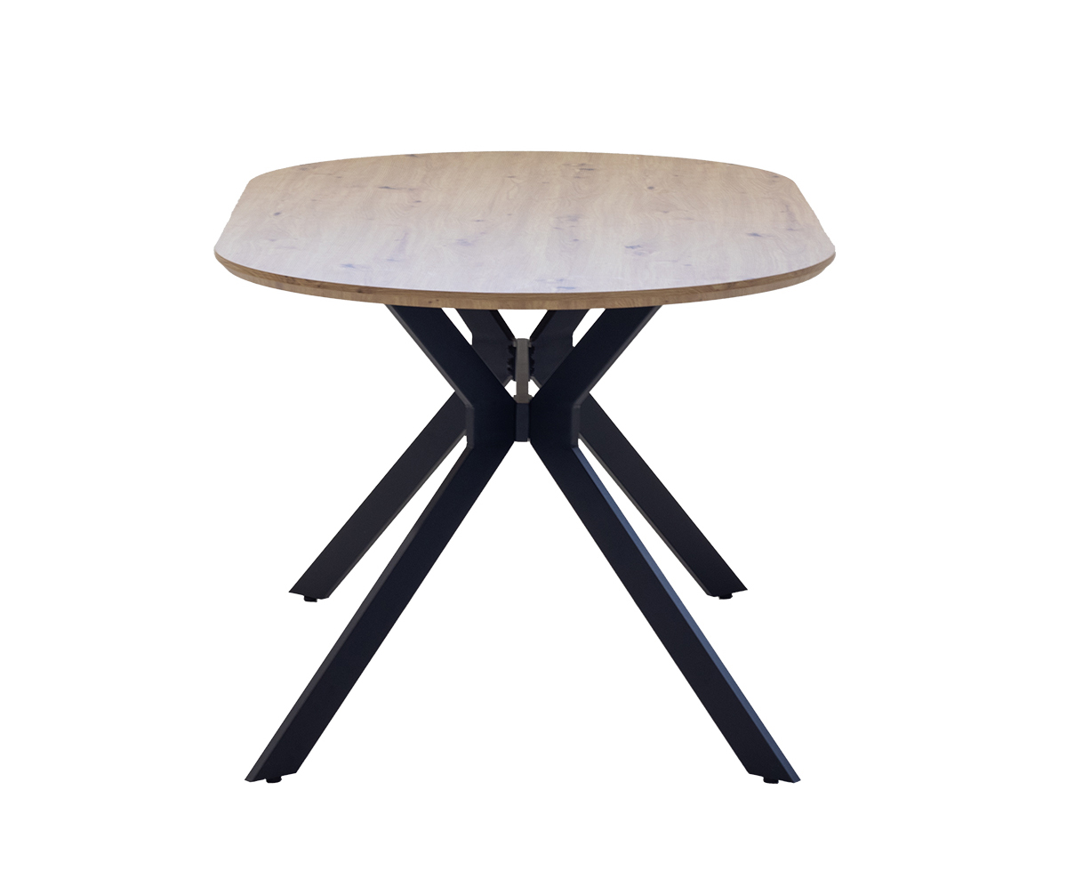 Esstisch KULIAN oval 160 cm natur