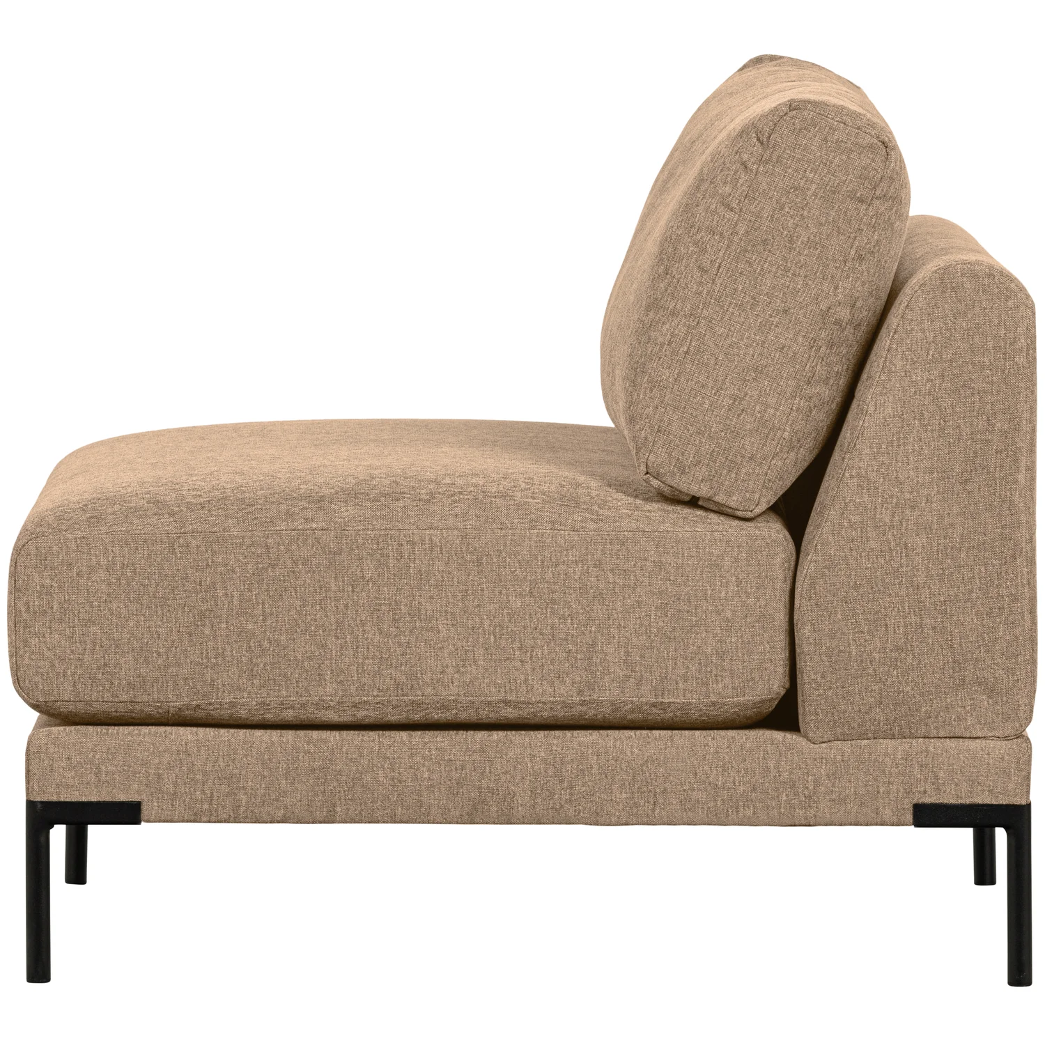 Loveseat Sessel Couple Element Chenille Webstoff butter melange