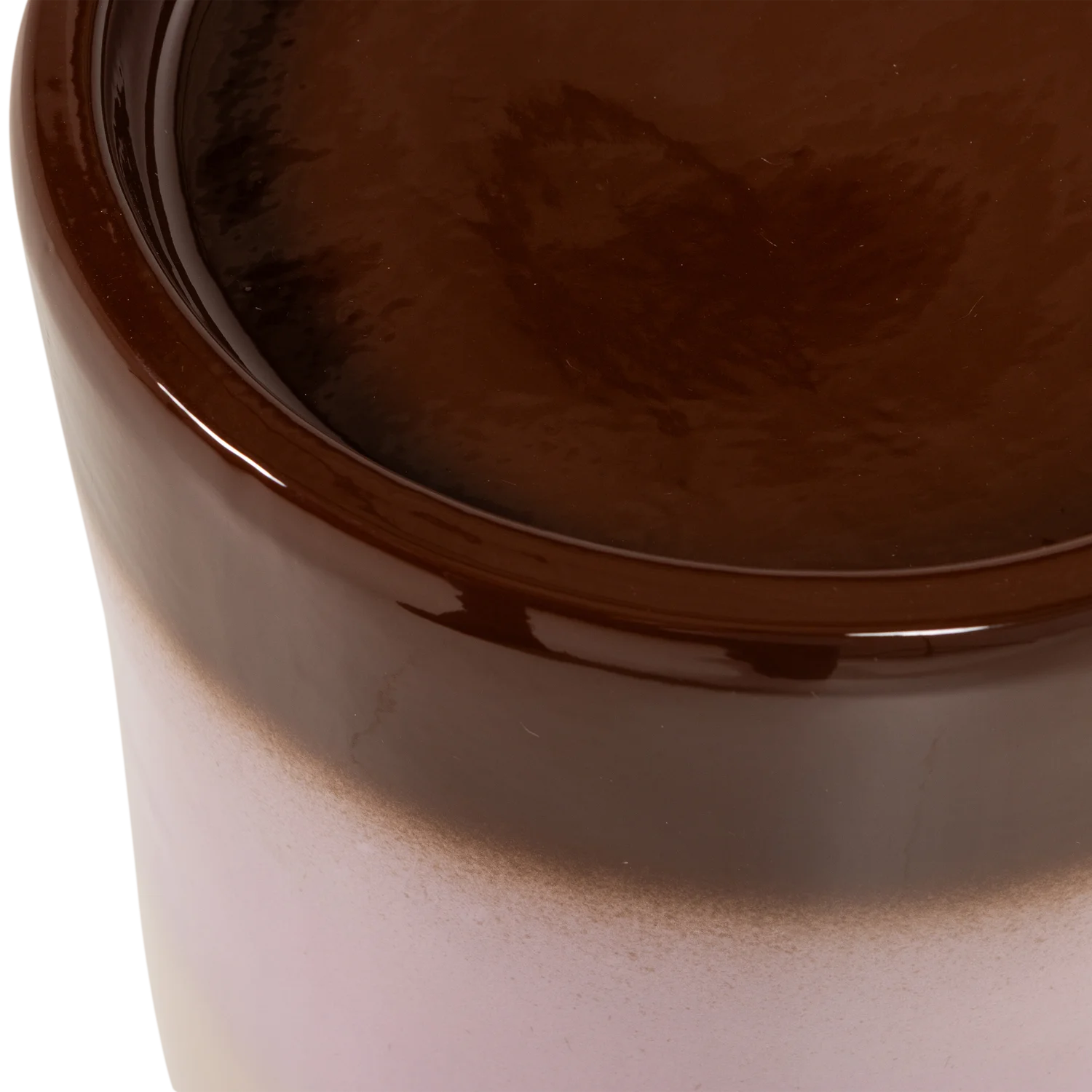 Beistelltisch OLLO Ø 35 cm Keramik rosa braun