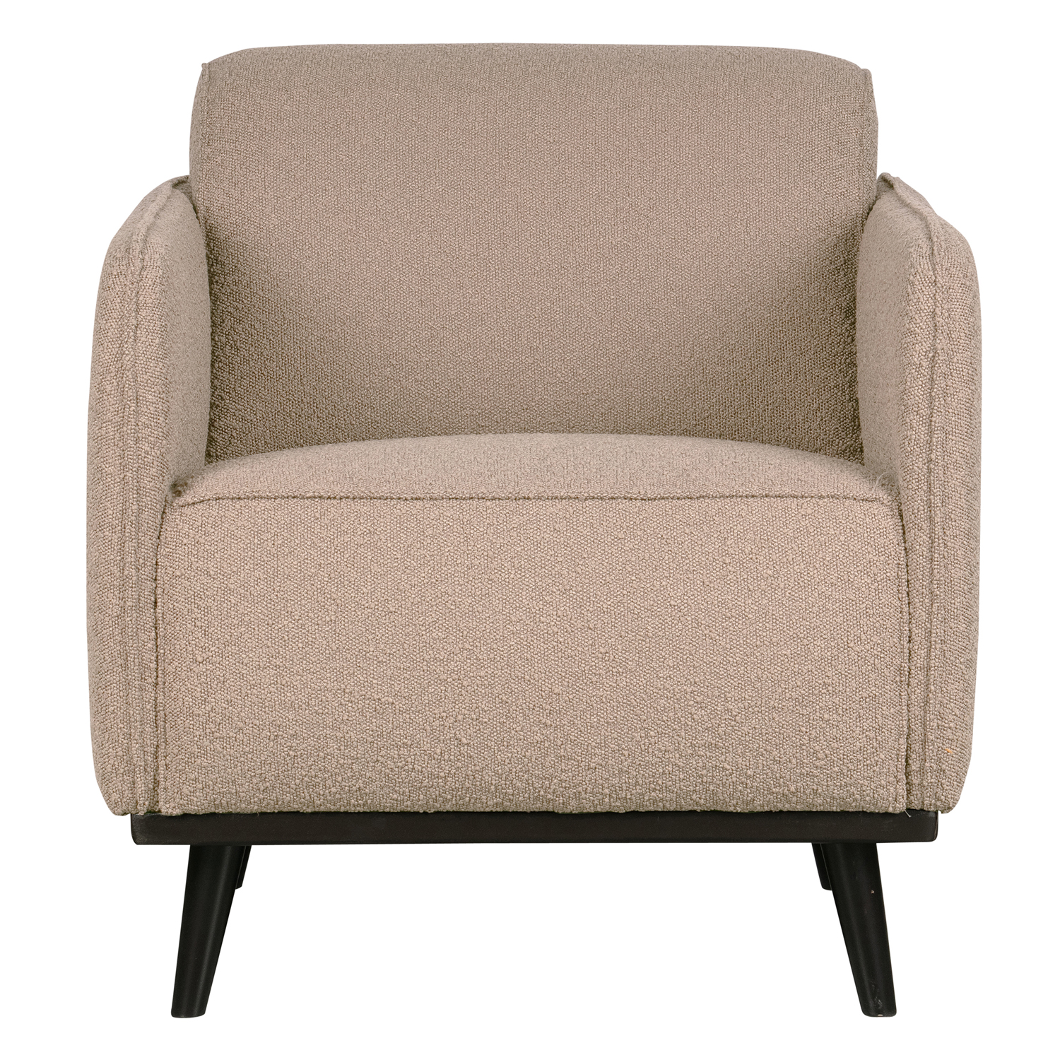 Armlehnsessel Statement Bouclé beige Sessel