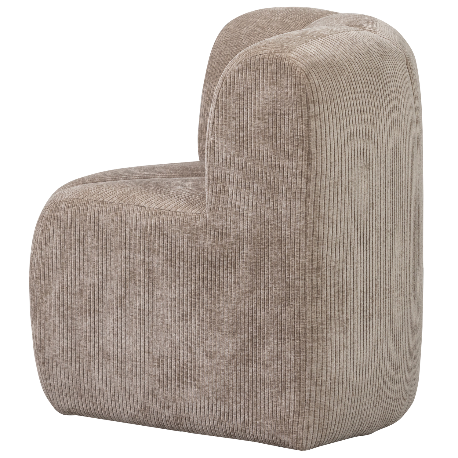 Esszimmerbank Eckbank MOJO Eck Element Cord Stoffbezug dunkel sand