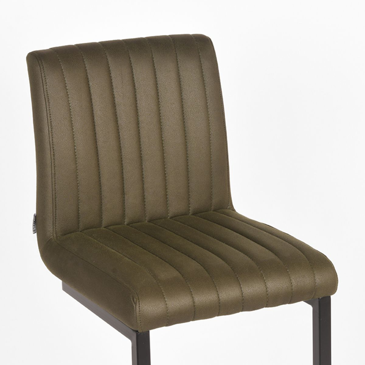 Barhocker HUGO Microfaser armygrün SH 66 cm