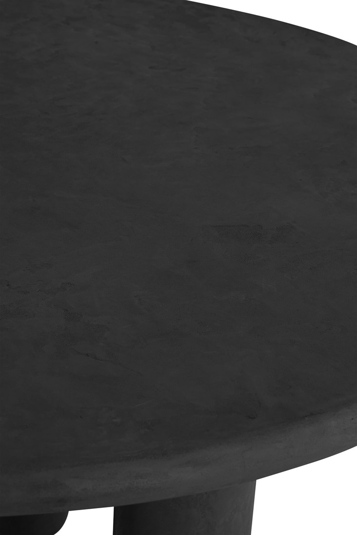 Esstisch CLIO rund Ø 140 cm Mortex schwarz