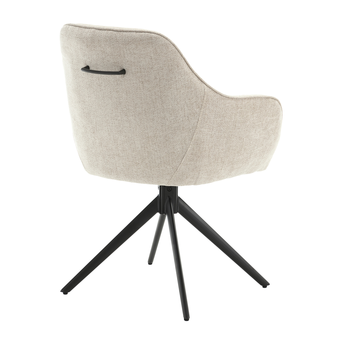 Esszimmerstuhl Thomas drehbar Stoff beige