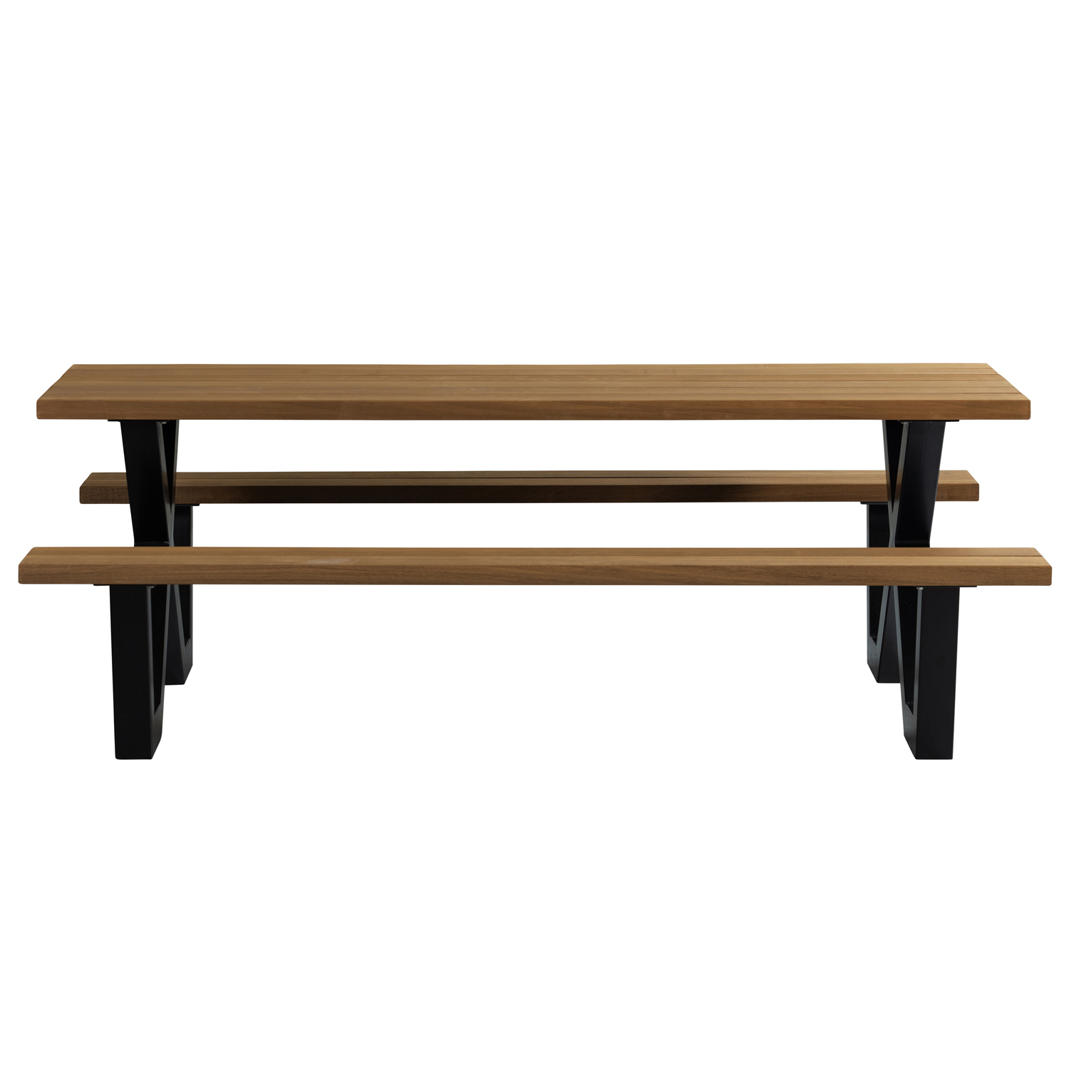 Gartentisch mit 2 Gartenbänke Picknicktisch Holz
