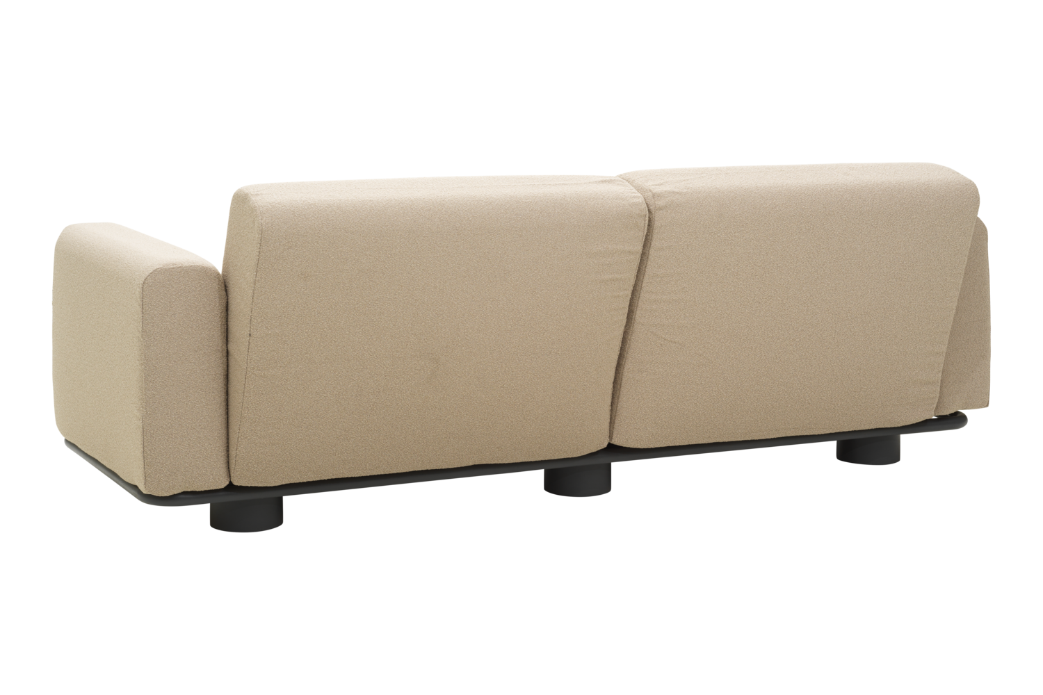 2,5 Sitzer Gartensofa Lounge Sofa Bolster Teddy beige