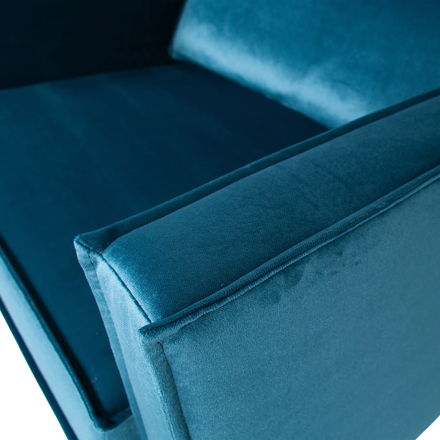 1,5 Sitzer Sessel RODEO Samt blau