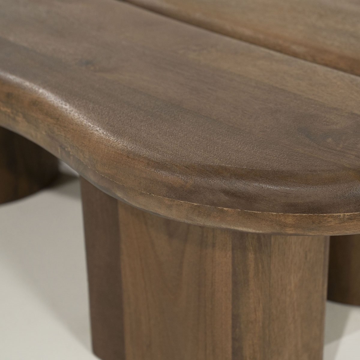 Couchtisch 2 tlg. Yuo 100 x 80 cm Mangoholz