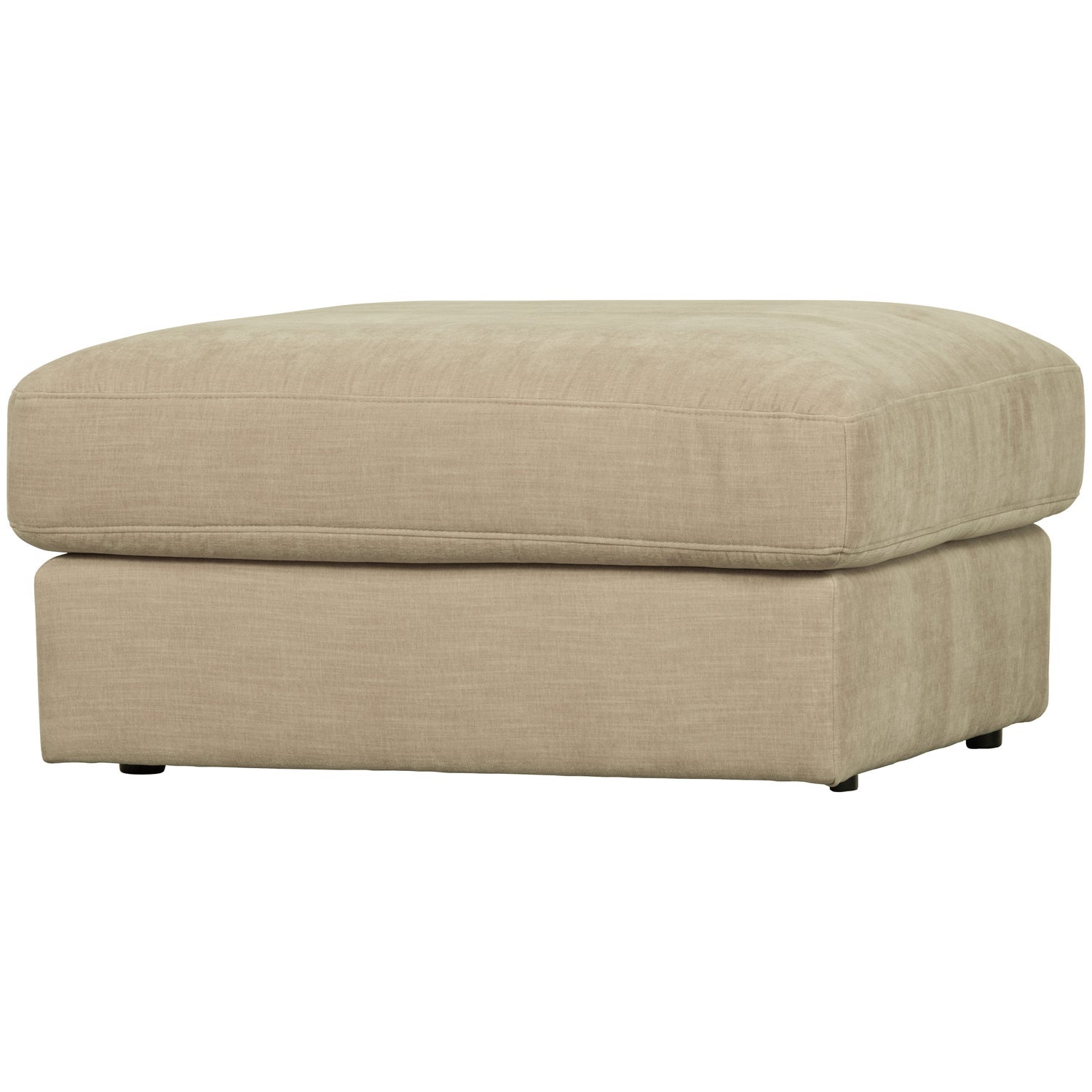 Hocker Fußhocker FAMILY Webstoff sand