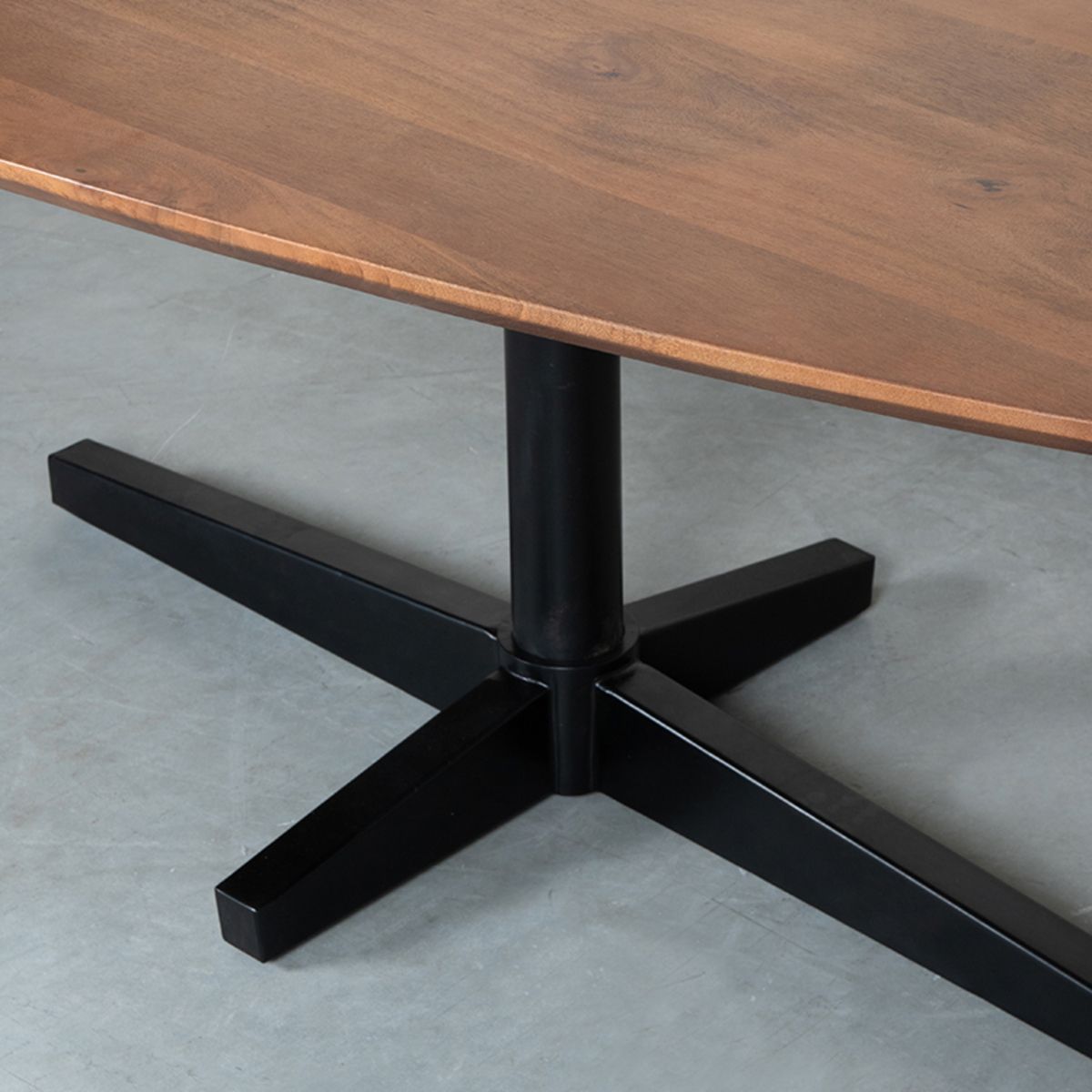 Esstisch LAROSE 260 cm Mango Holz natur oval organisch