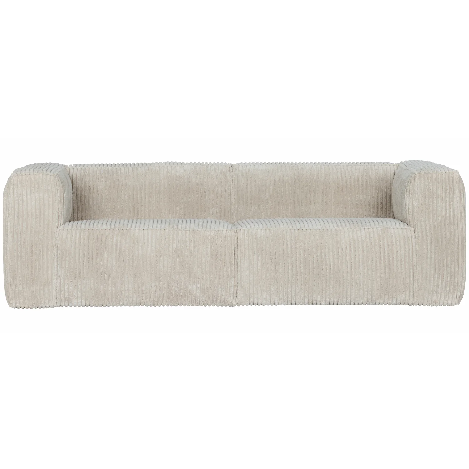 3,5 Sitzer Sofa Bean Ribcord natur
