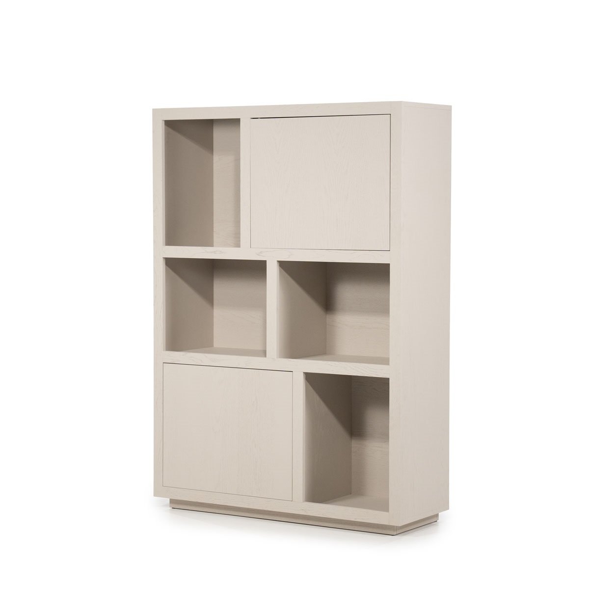 Schrank Bücherschrank Helsinki H 170 cm Eiche taupe