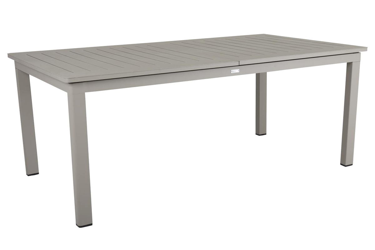Gartentisch LOMMA khaki ausziehbar 194 - 312 cm Aluminium