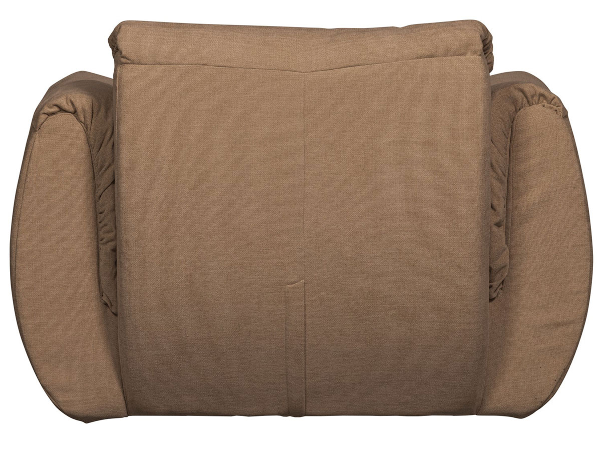 Sessel BAGGY drehbar Webstoff Chinelle braun
