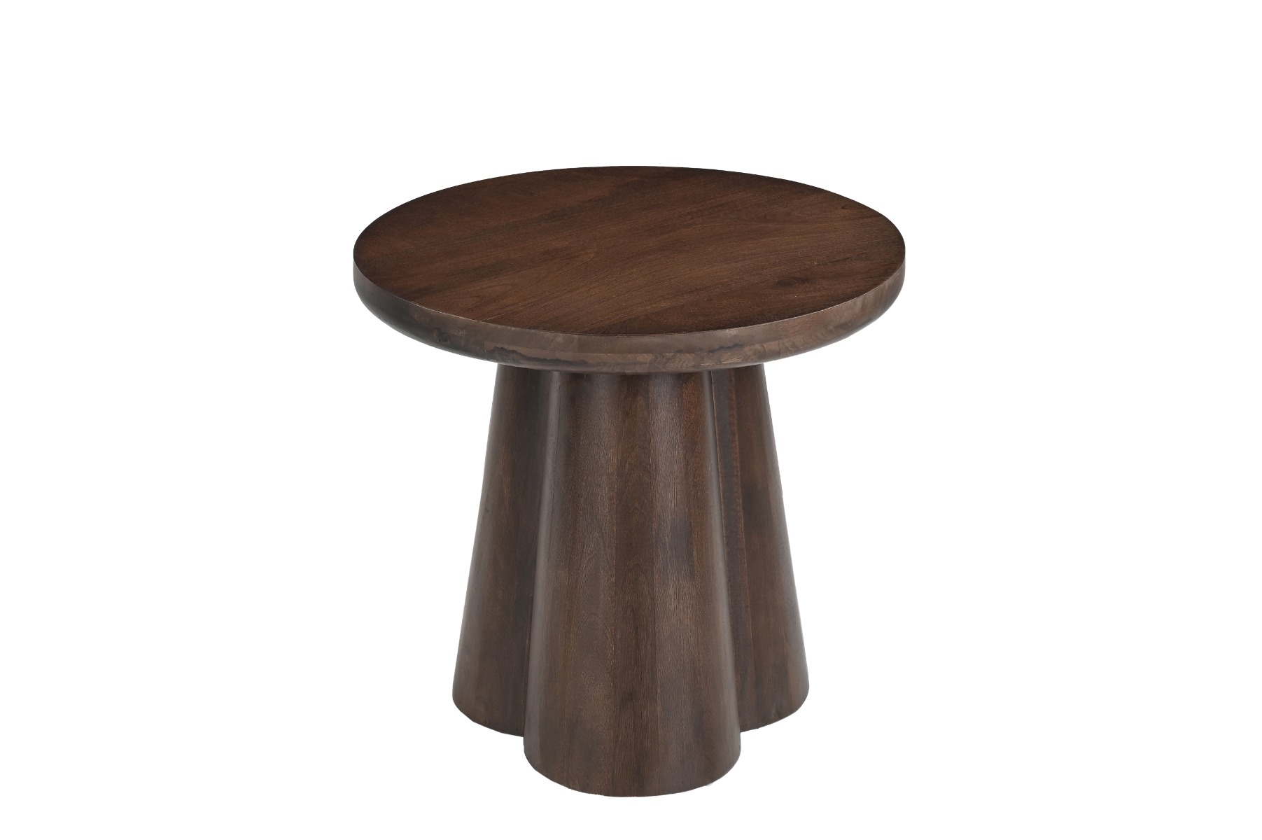 Couchtisch Clubs rund Ø 50 cm Hartholz braun