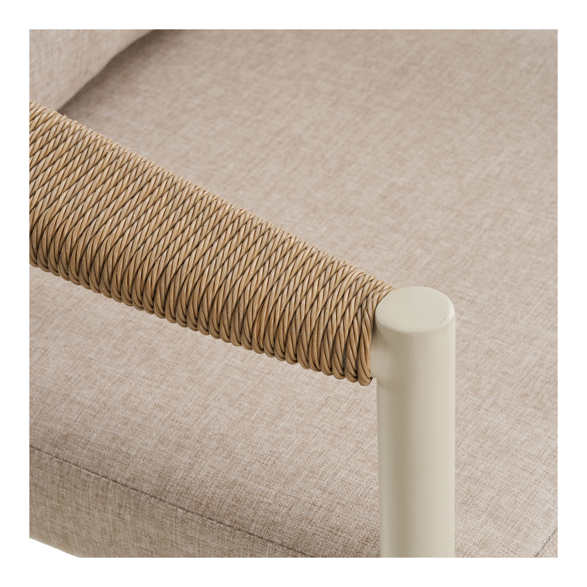 Garten Lounge Garnitur LABELA 5 tlg. 2er Tischset Bank 2 Gartensessel