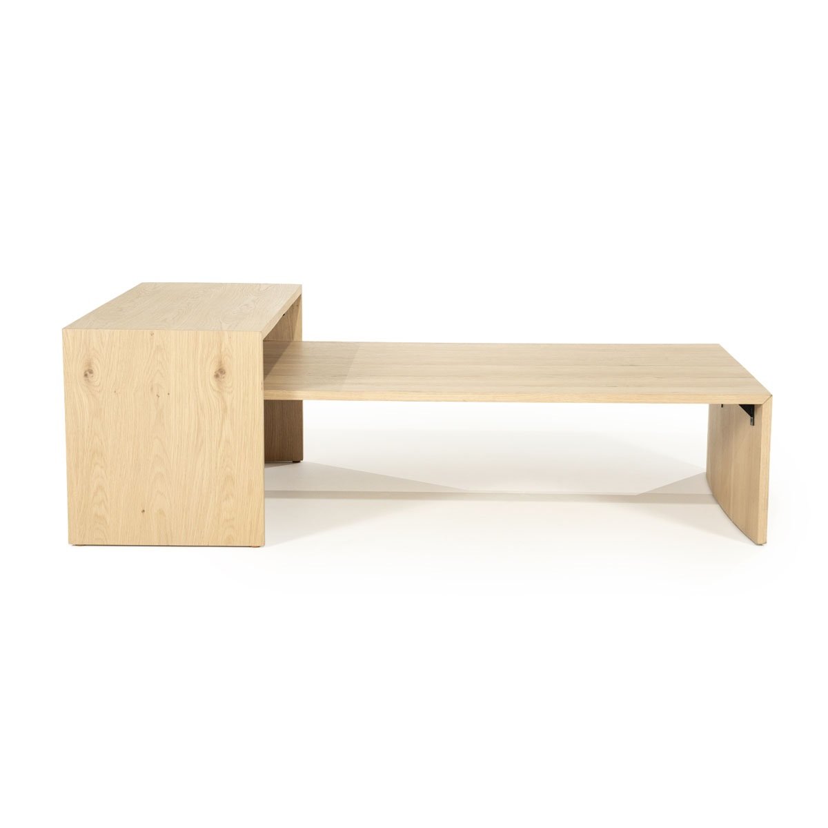 Couchtisch Set Flo Eiche braun hell
