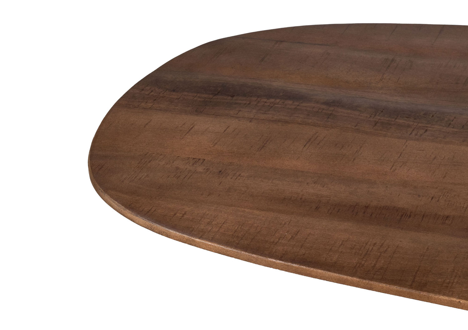 Couchtisch JELLE oval 130 x 70 cm Mango Holz