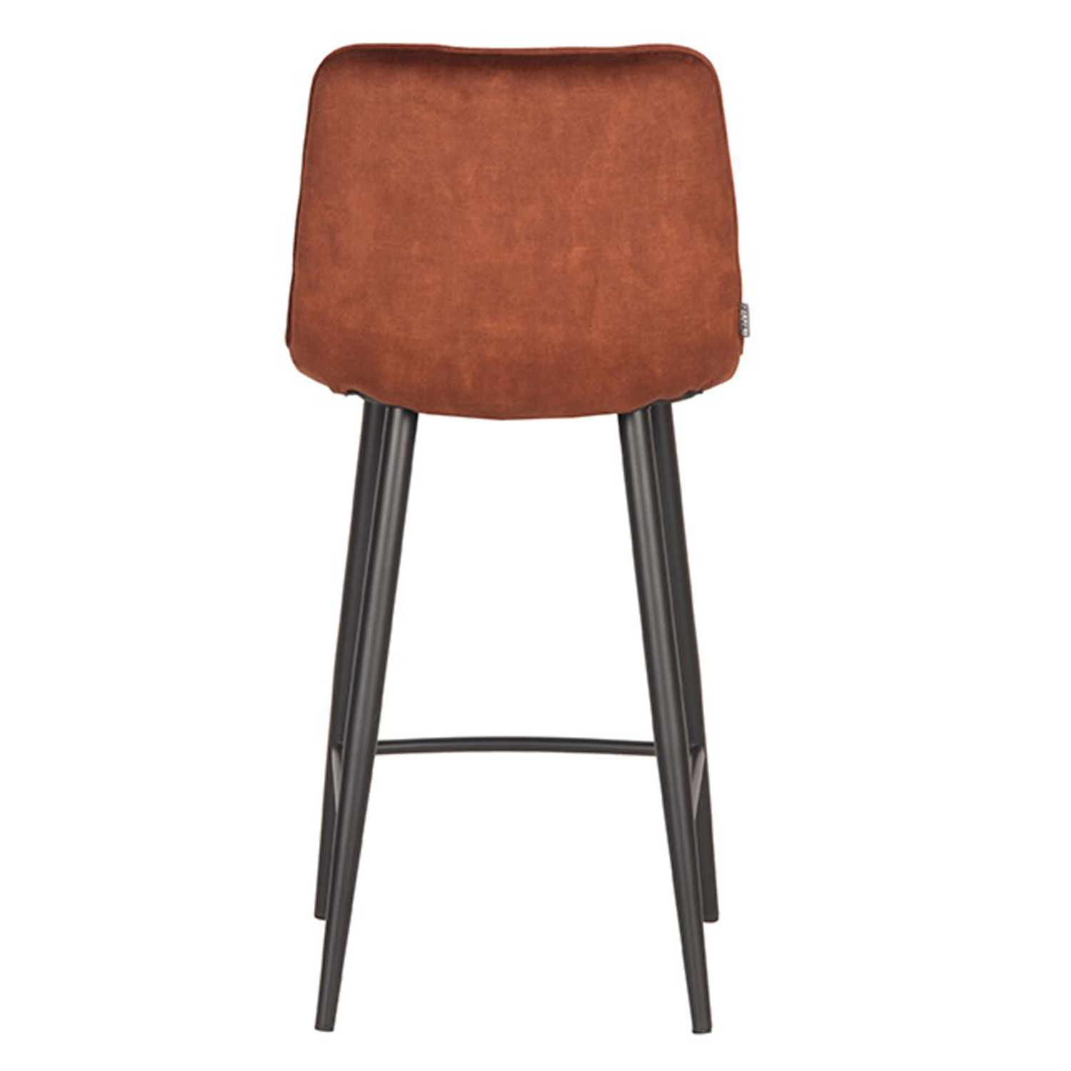 Barhocker Jelt Samt rost SH 65 cm Barstuhl