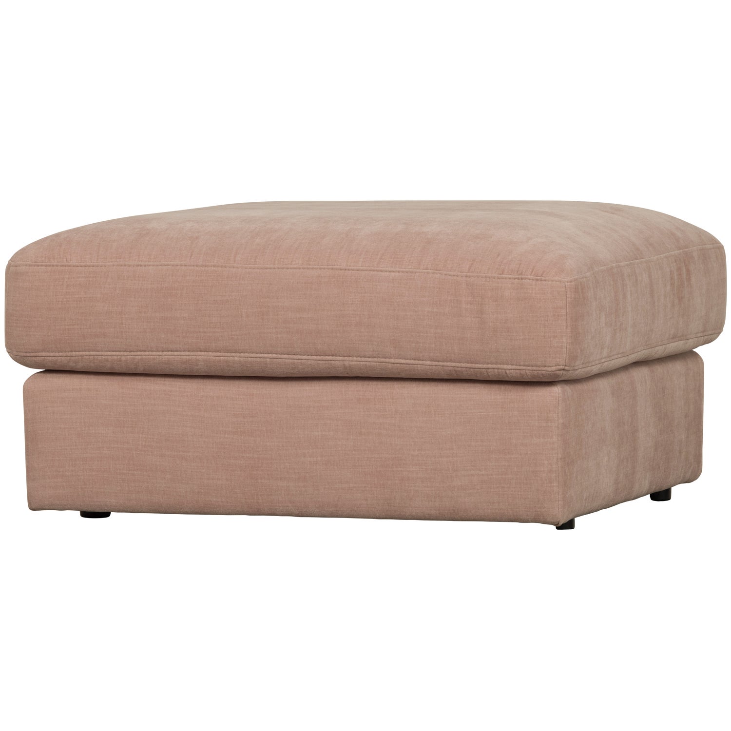 Hocker Fußhocker FAMILY Webstoff rosa