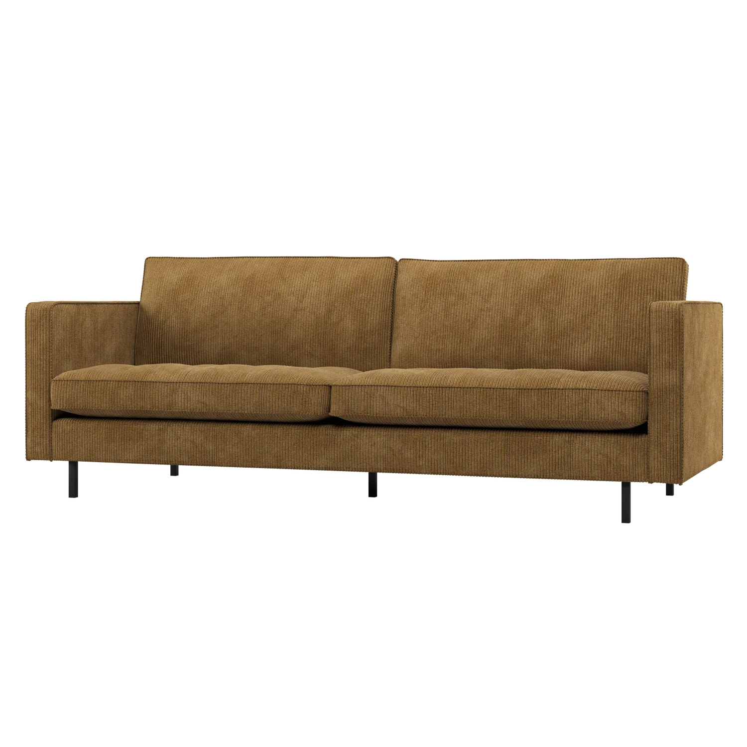 2,5 Sitzer Sofa Rodeo Classic Ripstoff honiggelb Couch
