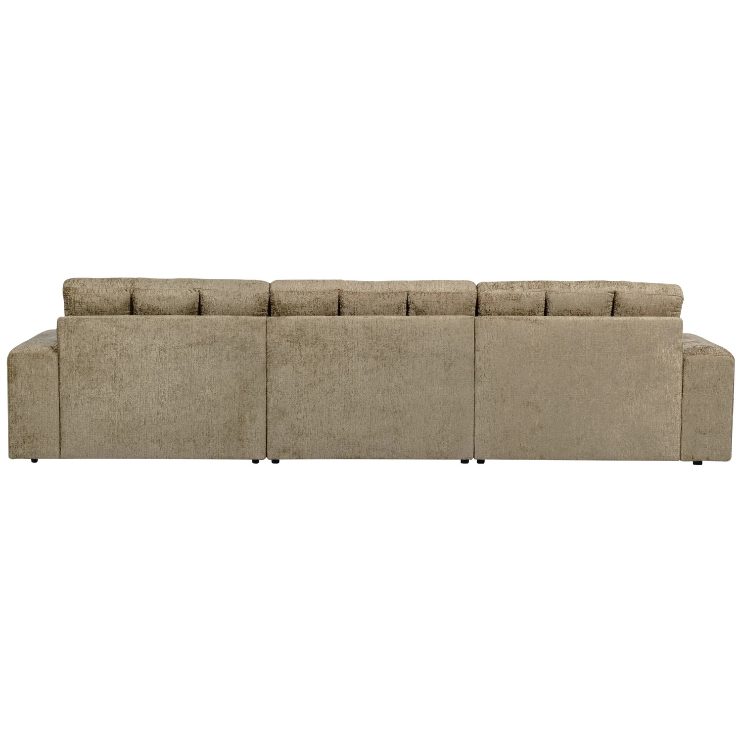 Ecksofa Sofa SECOND DATE Bezug Struktur Velvet wheatfield Chaiselongue rechts