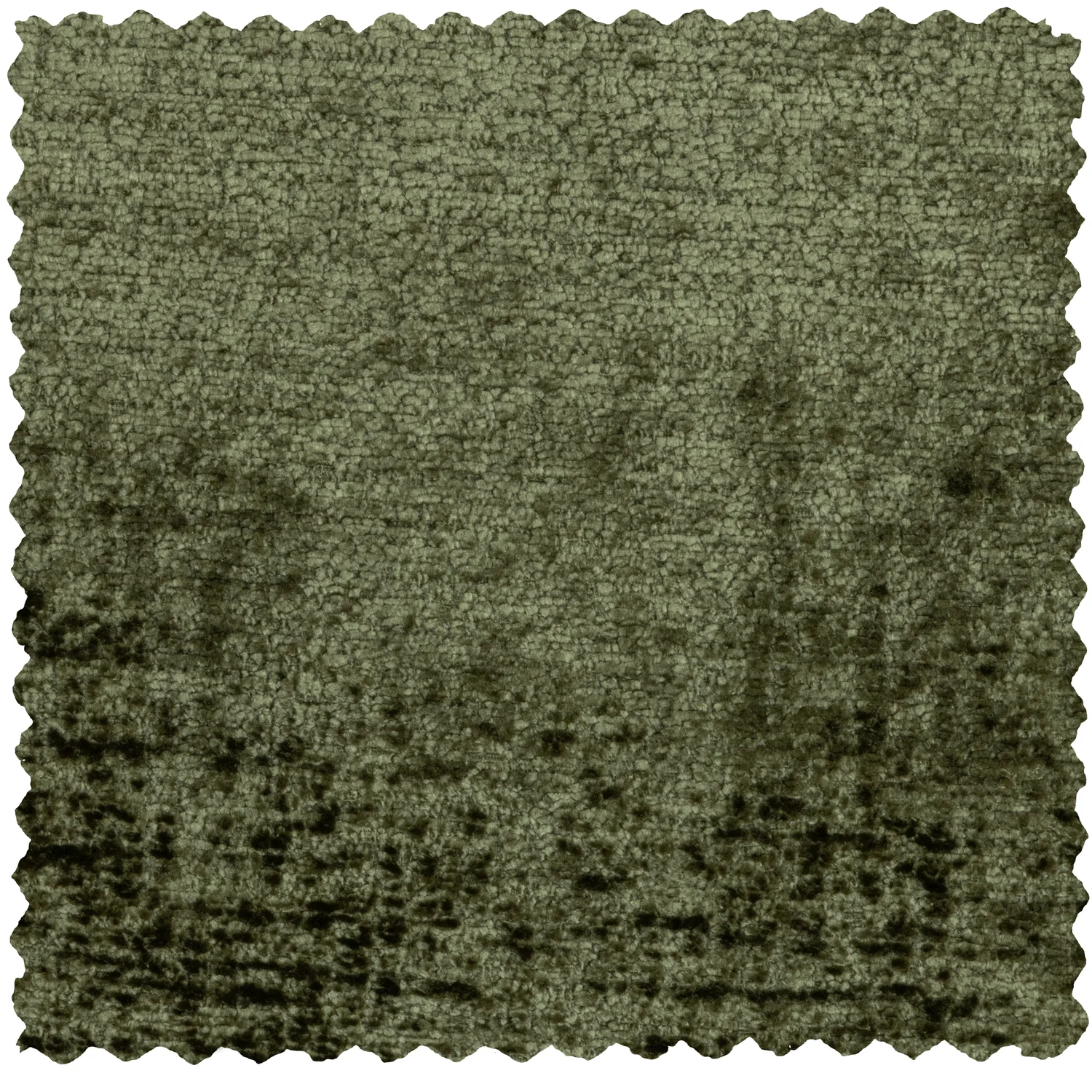 kleines Sofa Stone rechts 112 cm Struktur-Samt warmgrün Loungesofa