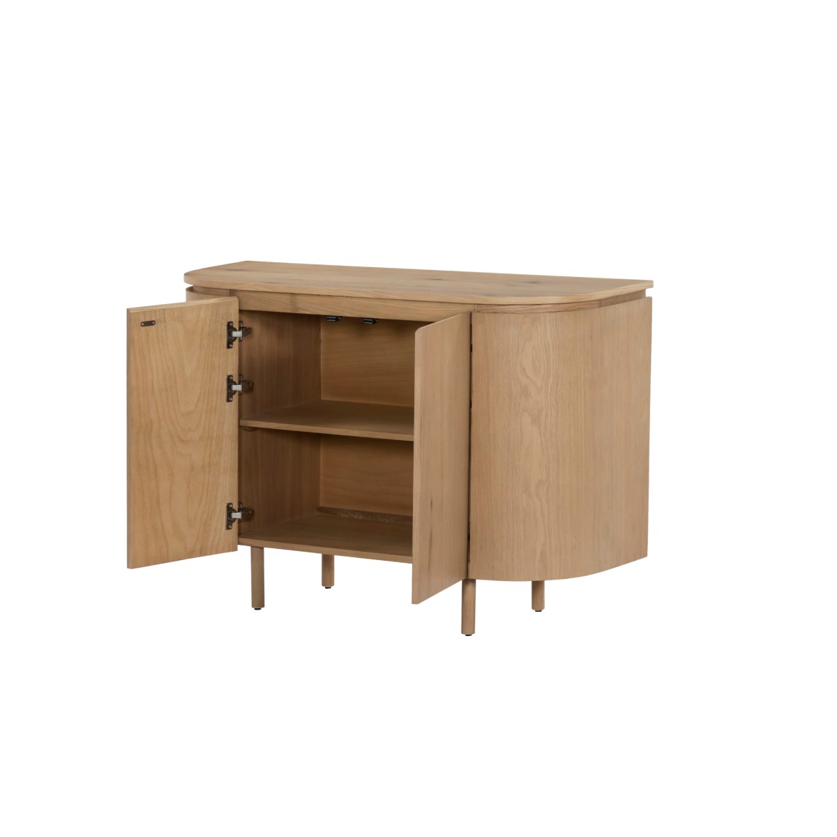 Kommode Tobago 115 cm Eiche Furnier natur Sideboard Schrank