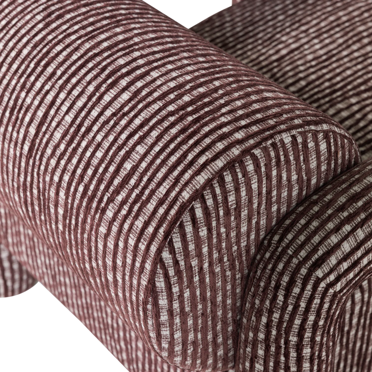 Loungesesel LENNY Sessel Musterstoff burgunderrot