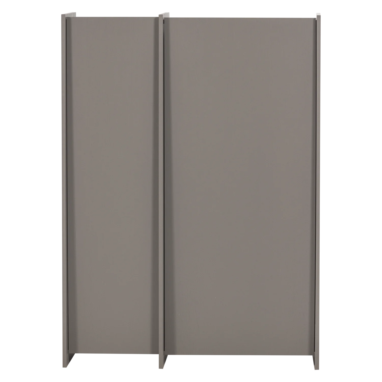 Schrank Aufbewahrungsschrank BROCK H 140 cm 2-türig Esche Funrier warmgrau