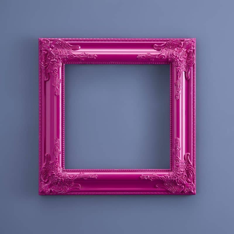 Bilderrahmen Royal Frame Rahmen Dekorahmen Holz magenta