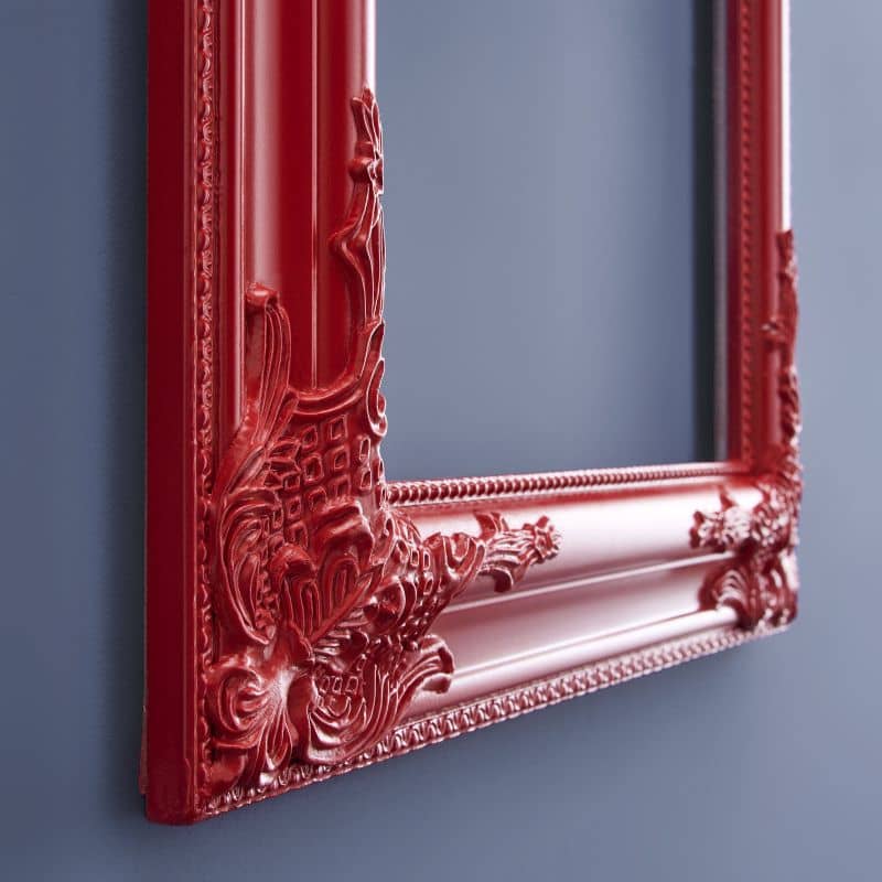 Bilderrahmen Royal Frame Rahmen Dekorahmen Holz rot