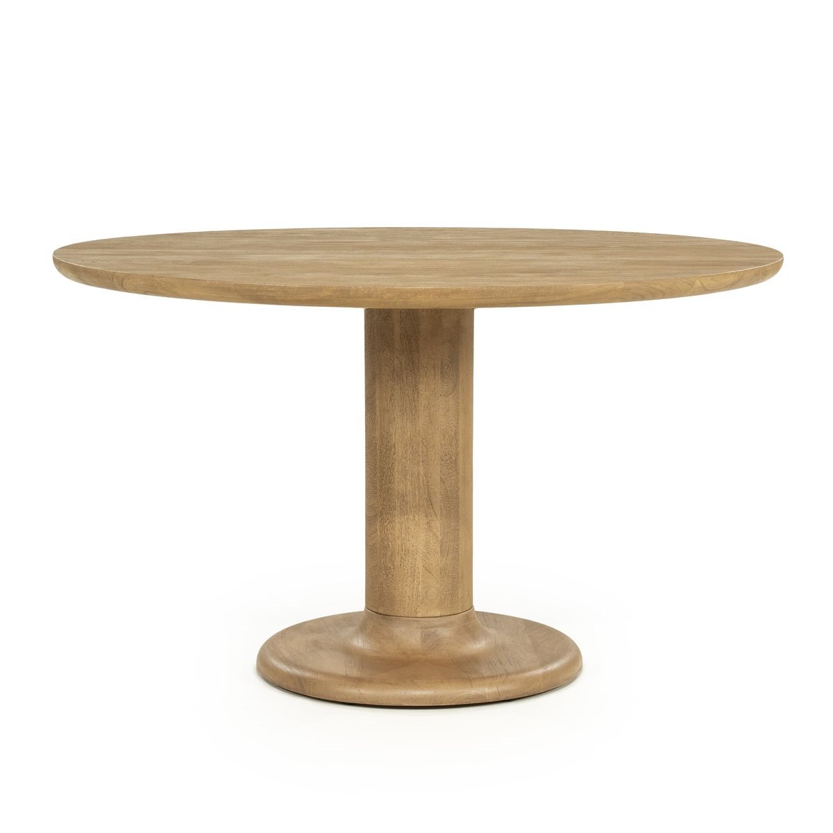 Esstisch Coco rund 130 cm Mango Massivholz brauntöne
