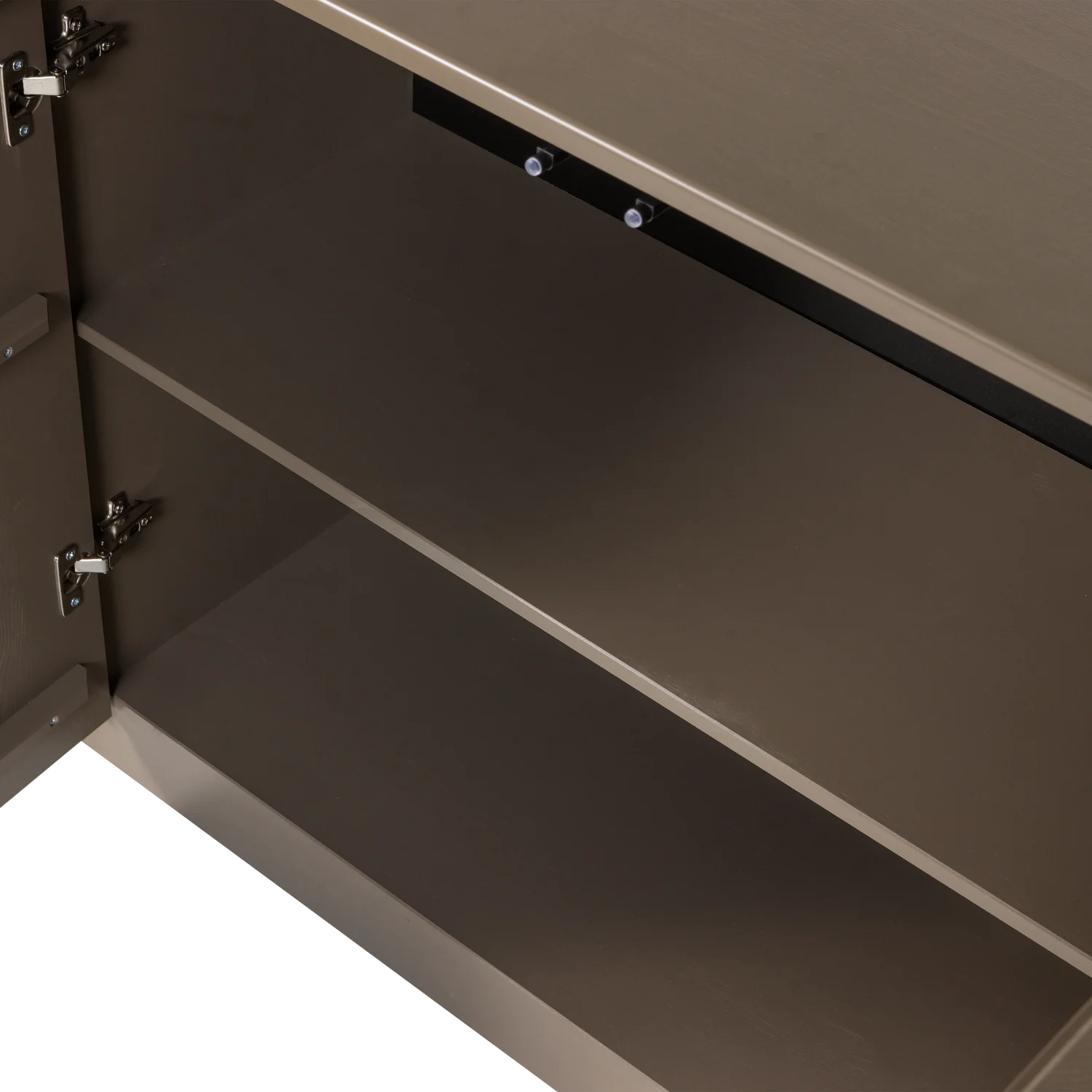 Kommode NOVA 200 cm mit 4 Türen Kiefer Massivholz trüffelbraun