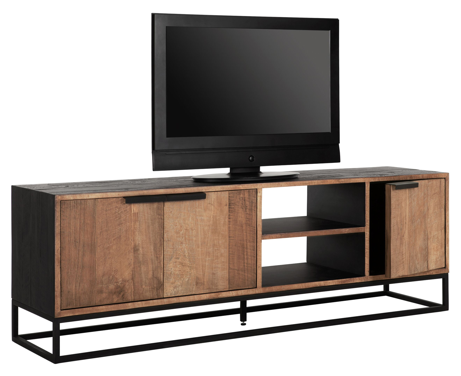 TV Möbel Lowboard Cosmo 165 cm  recyceltes Teakholz