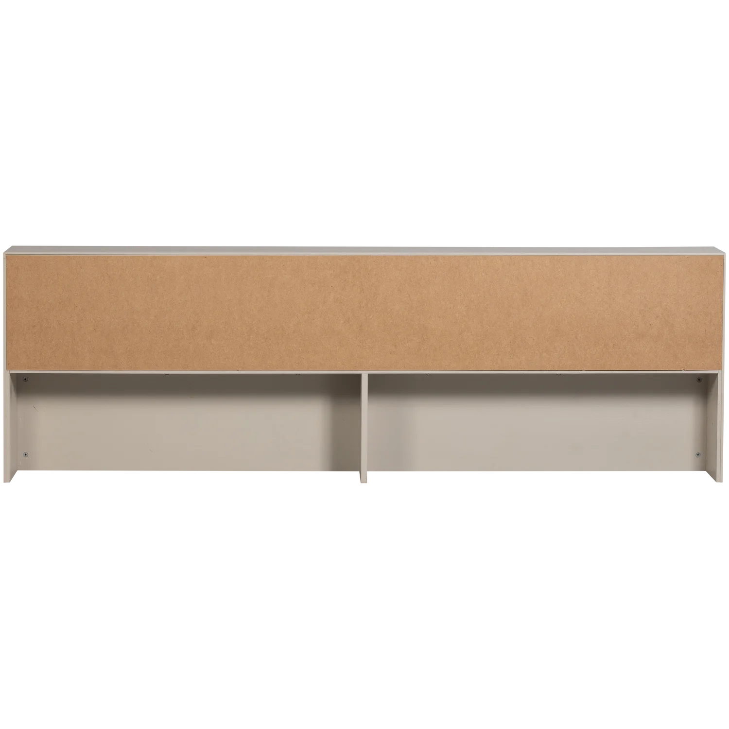 Einzelbett offen CARTER staubgrau 200 x 90 cm Kiefer Massivholz Bett