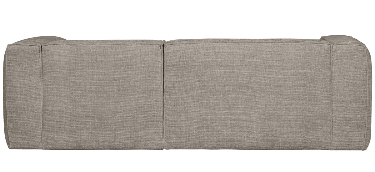 Ecksofa BEAN Melange Travertin Longchair rechts