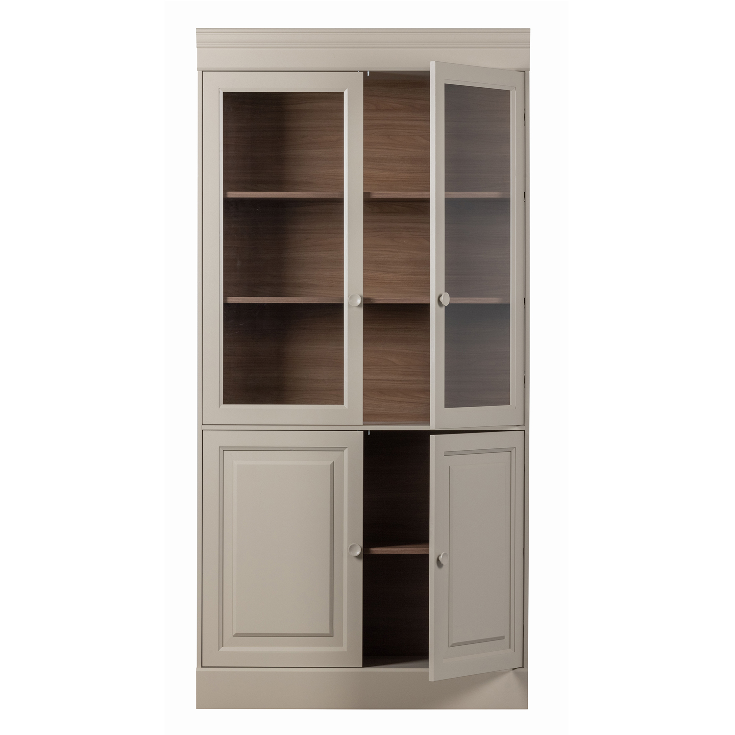 Vitrine Chow B 105 cm Kiefer dakargrau