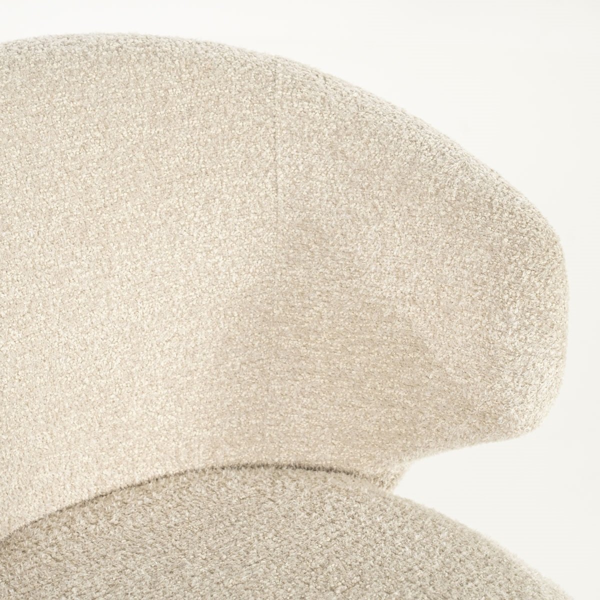 Esszimmerstuhl Mateo Vierfußstuhl Stoff beige