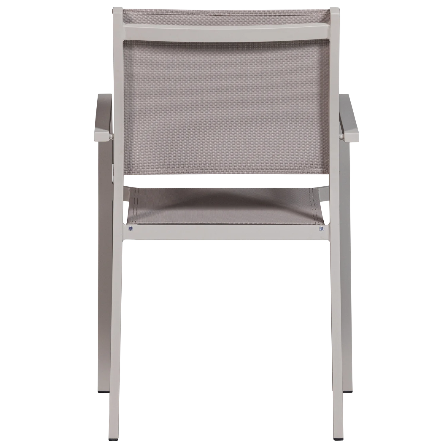 2er Set Gartenstuhl FOWL Aluminium Textil sandfarben