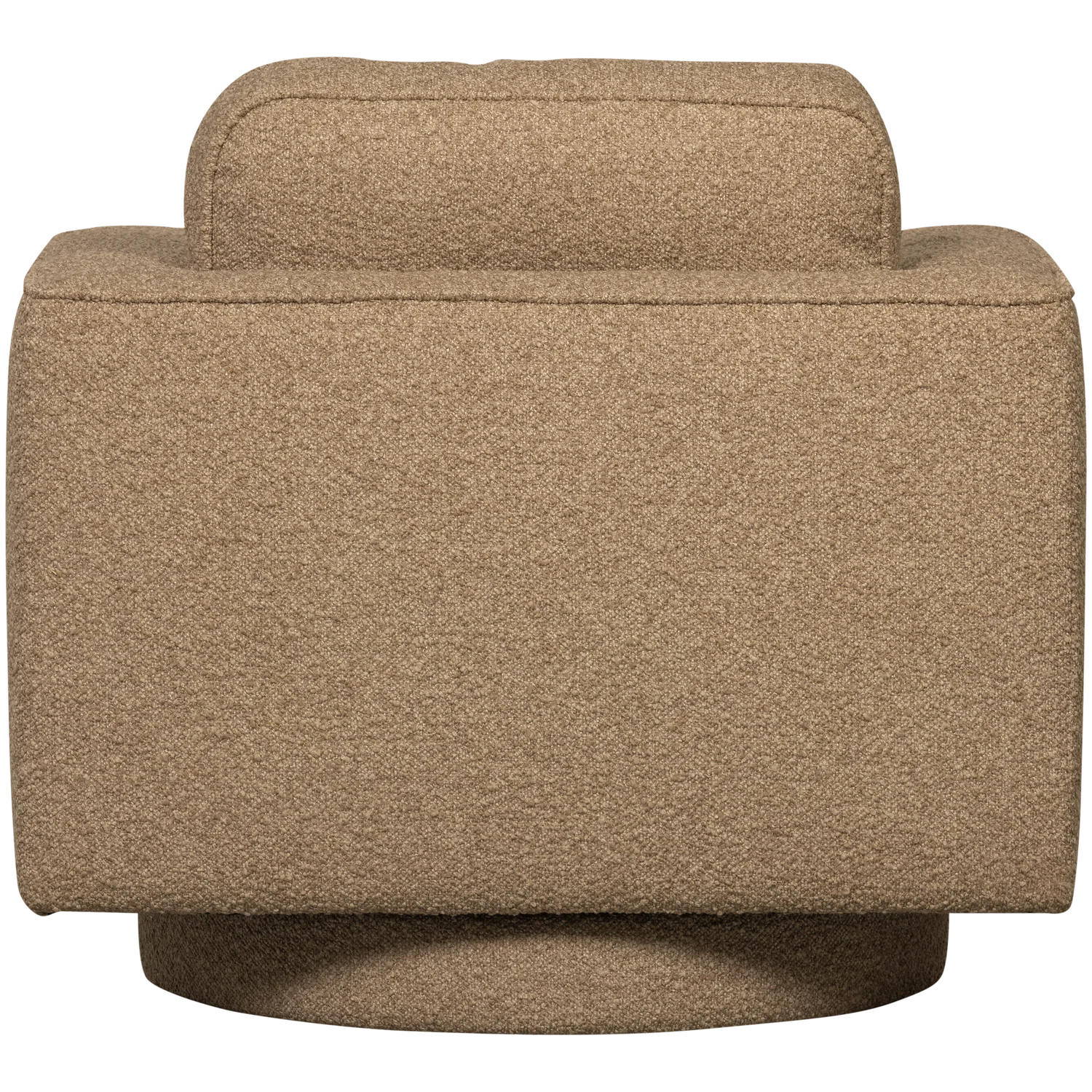 Sessel drehbar LAZY Bouclé braun Drehsessel Fernsehsessel