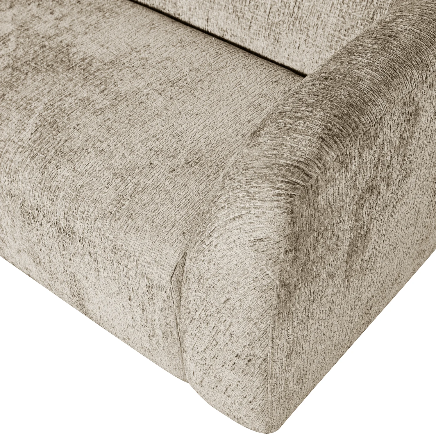 3 Sitzer Sofa Sloping Struktur Velvet wheatfield