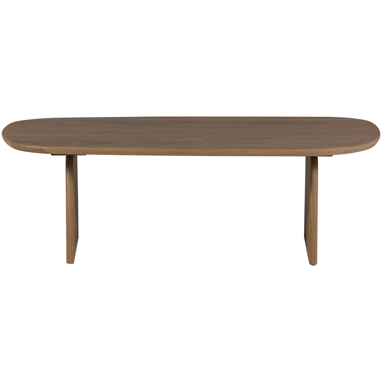 Couchtisch TABLO organisch 110 x 60 cm Eiche cashmere brown Massivholz Sofatisch